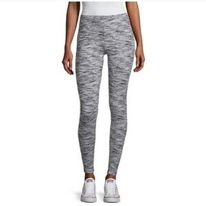 Flirtitude Juniors  Sz S High Waist Leggings Gray Black White Activewear
